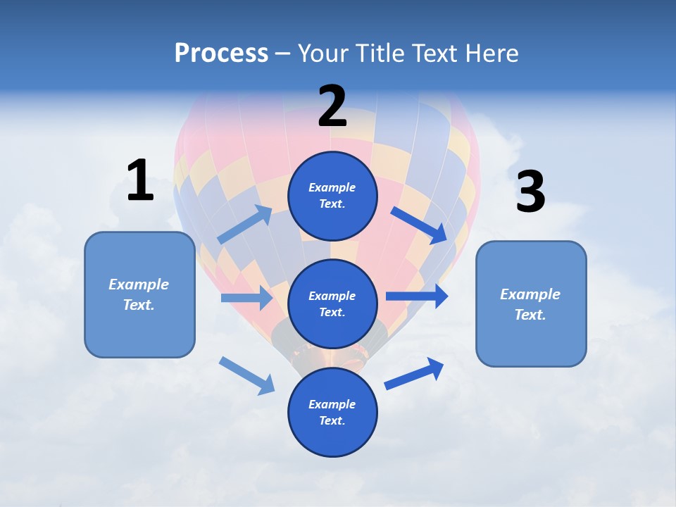 Illustration Colorful Rally PowerPoint Template
