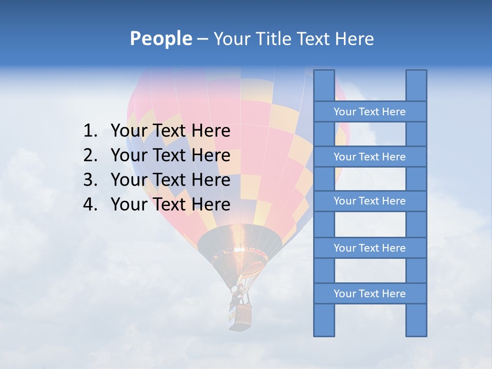 Illustration Colorful Rally PowerPoint Template