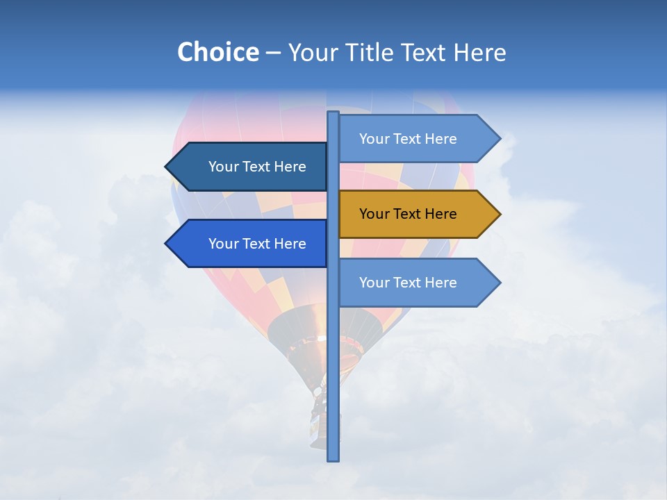 Illustration Colorful Rally PowerPoint Template