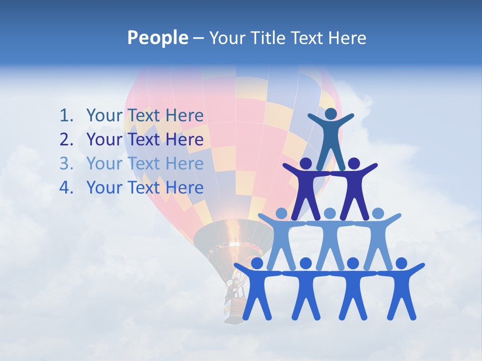 Illustration Colorful Rally PowerPoint Template