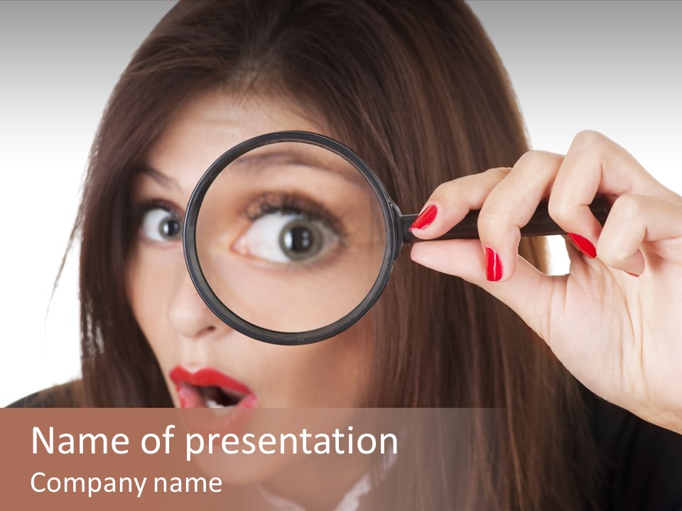 Shocking Optical Eye PowerPoint Template