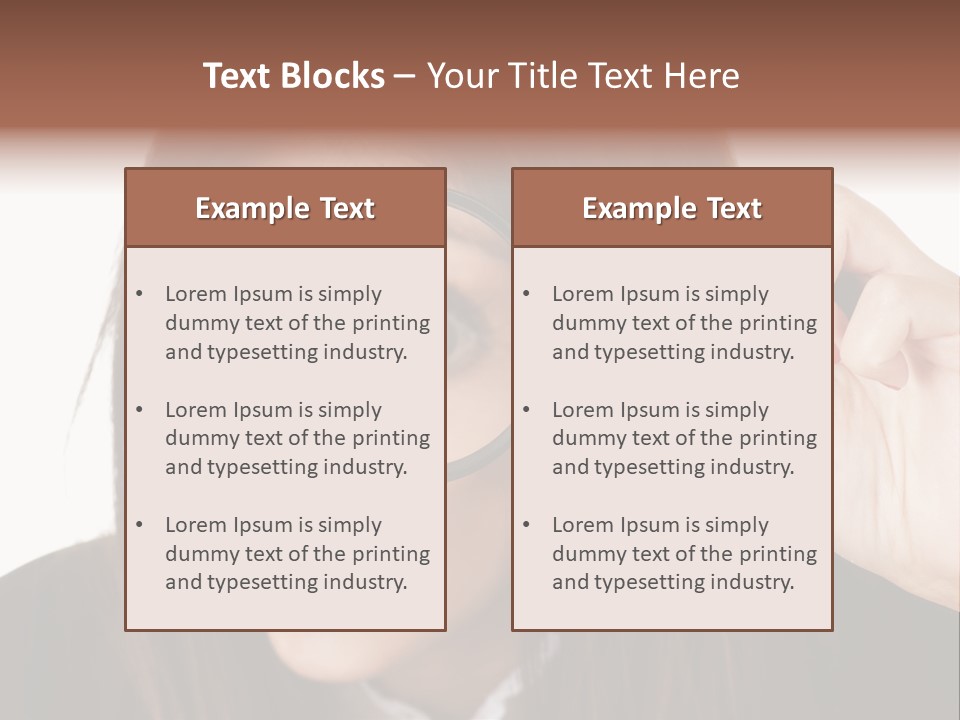 Shocking Optical Eye PowerPoint Template