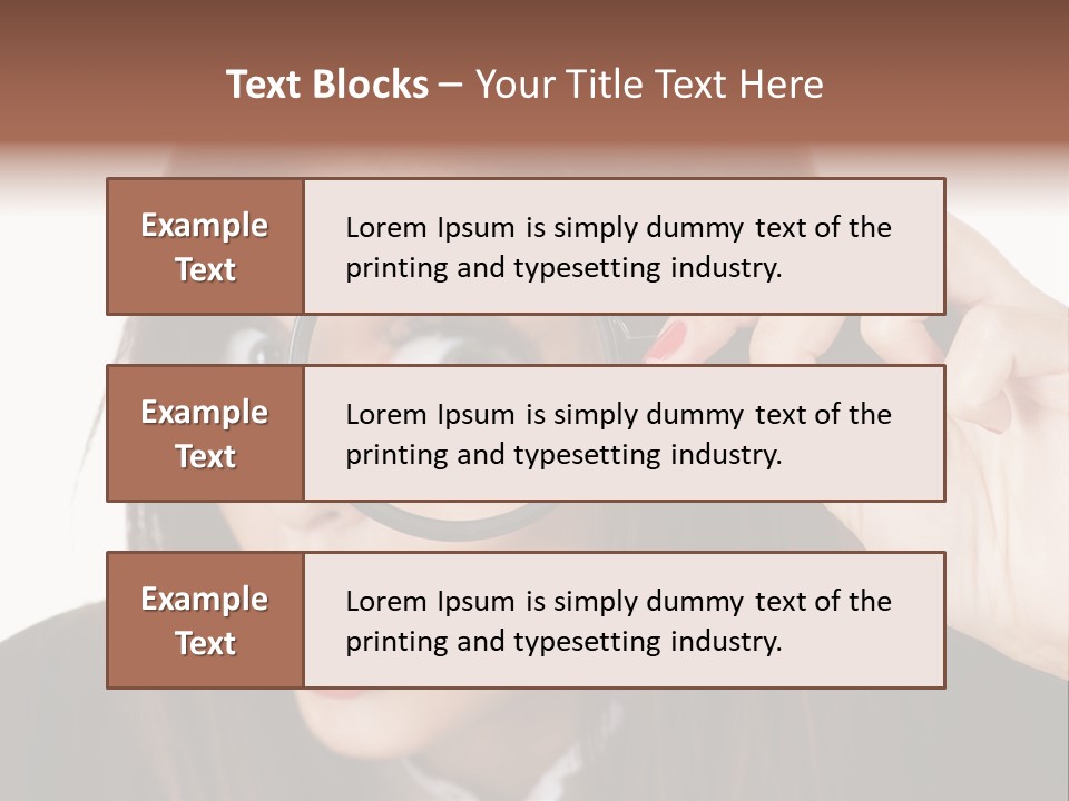 Shocking Optical Eye PowerPoint Template