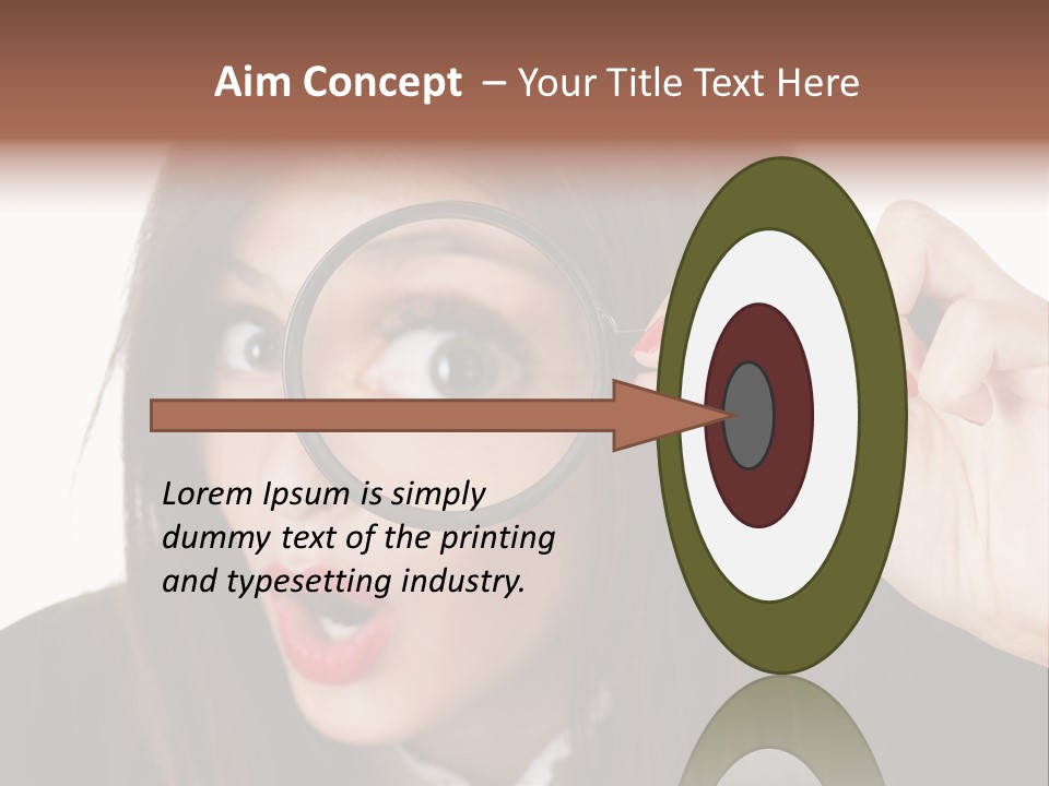 Shocking Optical Eye PowerPoint Template