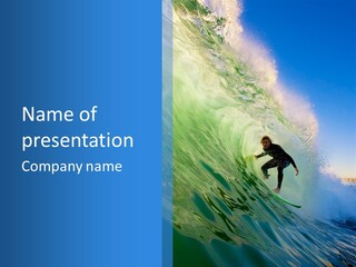 Sea Liquid Revolution PowerPoint Template