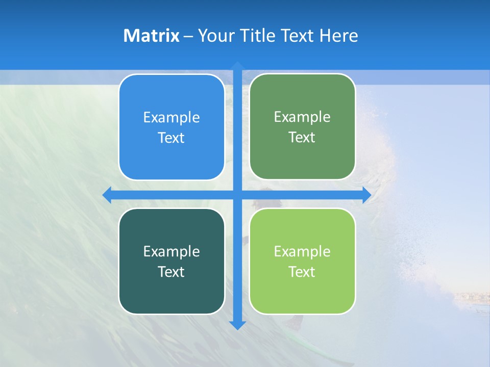 Sea Liquid Revolution PowerPoint Template
