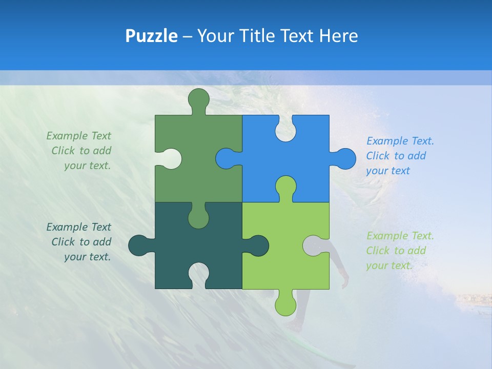 Sea Liquid Revolution PowerPoint Template