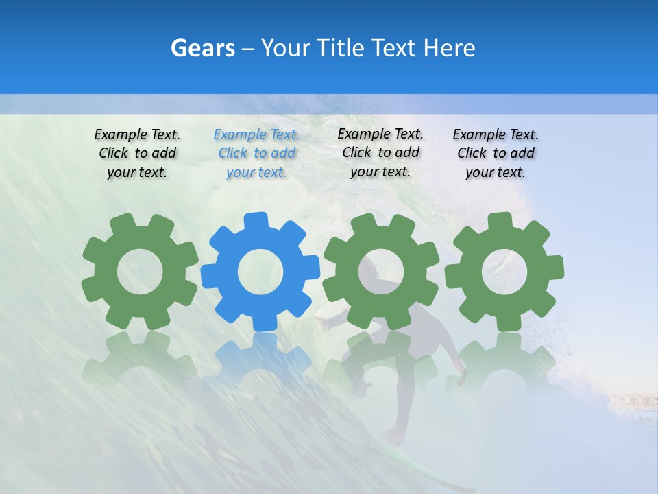 Sea Liquid Revolution PowerPoint Template