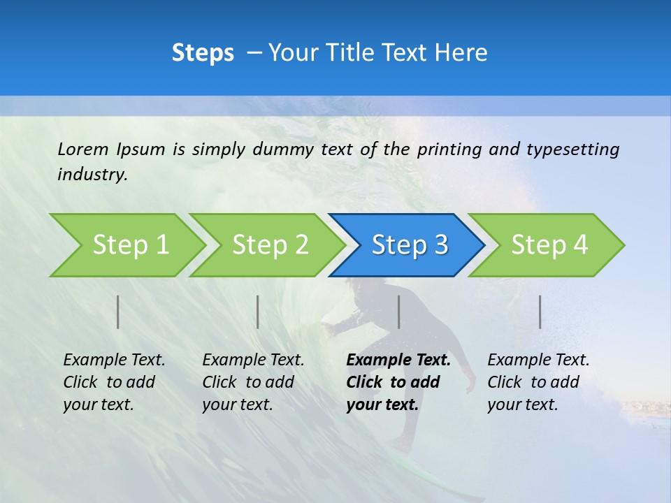 Sea Liquid Revolution PowerPoint Template