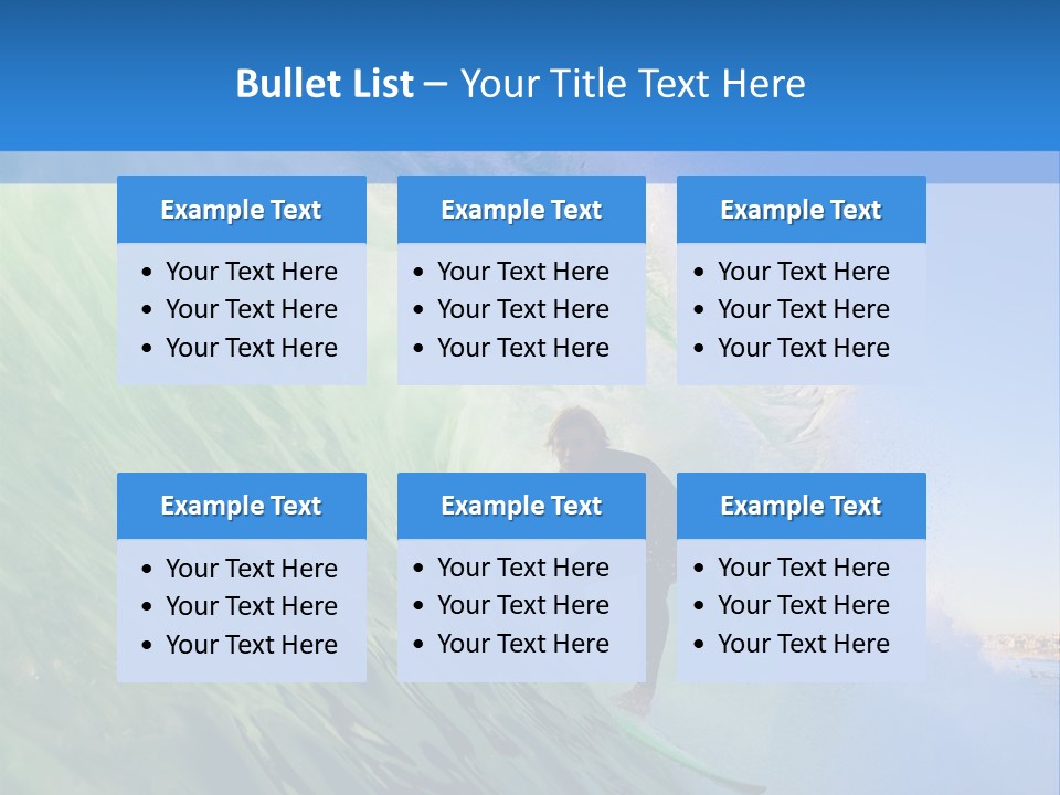 Sea Liquid Revolution PowerPoint Template