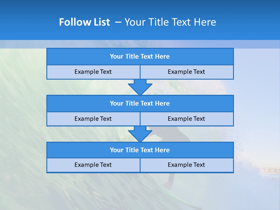Sea Liquid Revolution PowerPoint Template