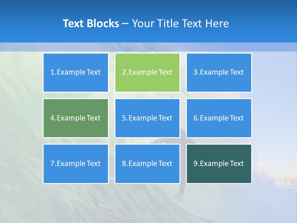 Sea Liquid Revolution PowerPoint Template