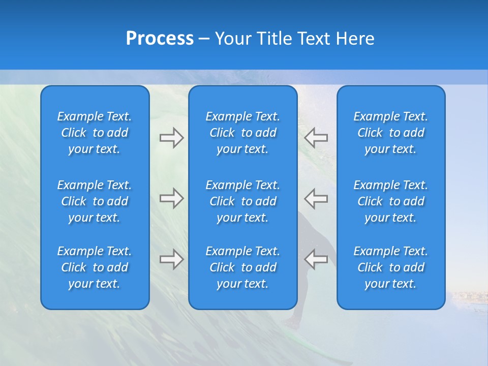 Sea Liquid Revolution PowerPoint Template