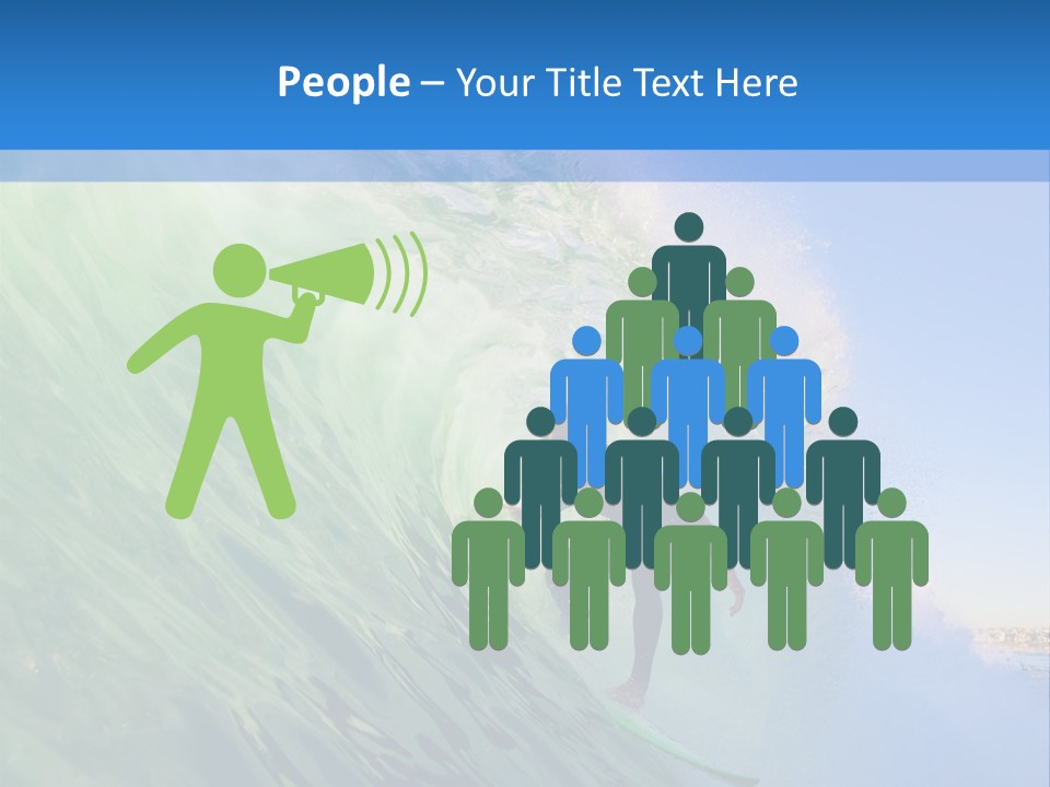 Sea Liquid Revolution PowerPoint Template