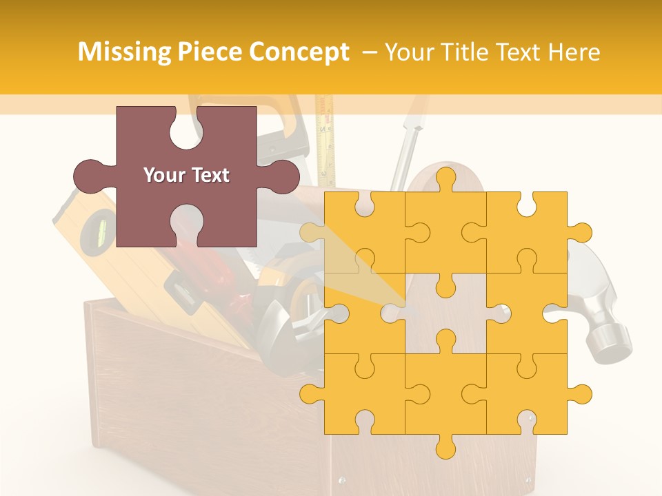 Symbol Improvement Box PowerPoint Template