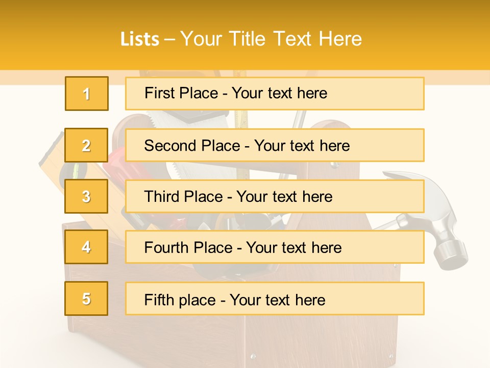 Symbol Improvement Box PowerPoint Template