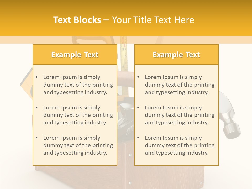 Symbol Improvement Box PowerPoint Template