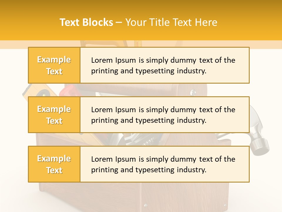 Symbol Improvement Box PowerPoint Template