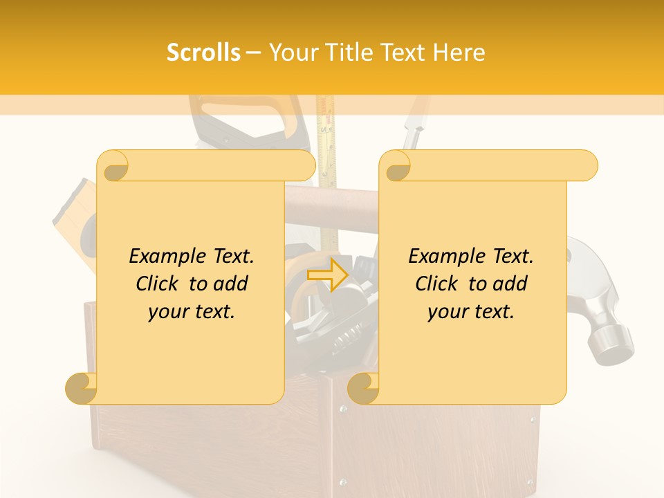 Symbol Improvement Box PowerPoint Template