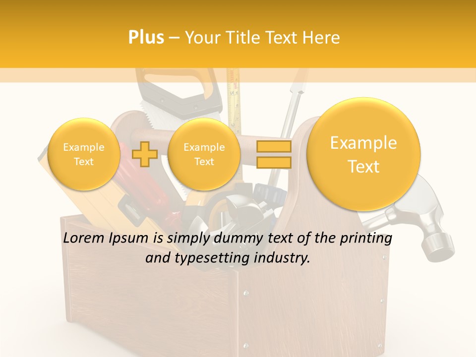 Symbol Improvement Box PowerPoint Template