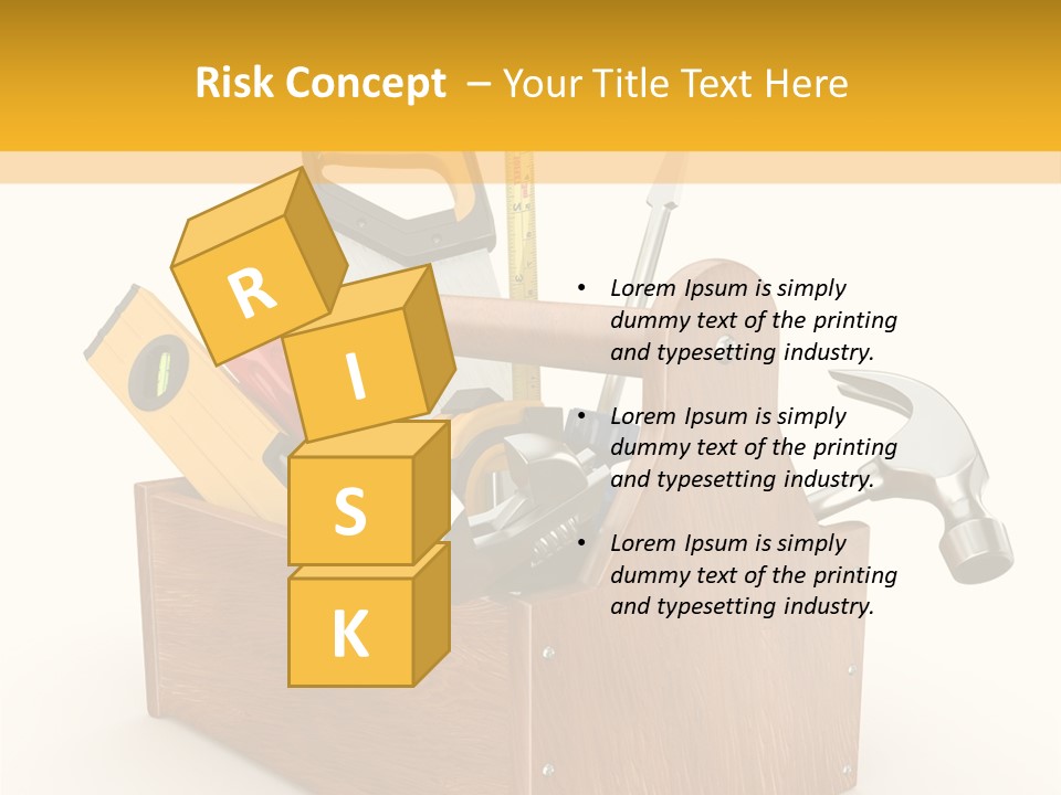 Symbol Improvement Box PowerPoint Template