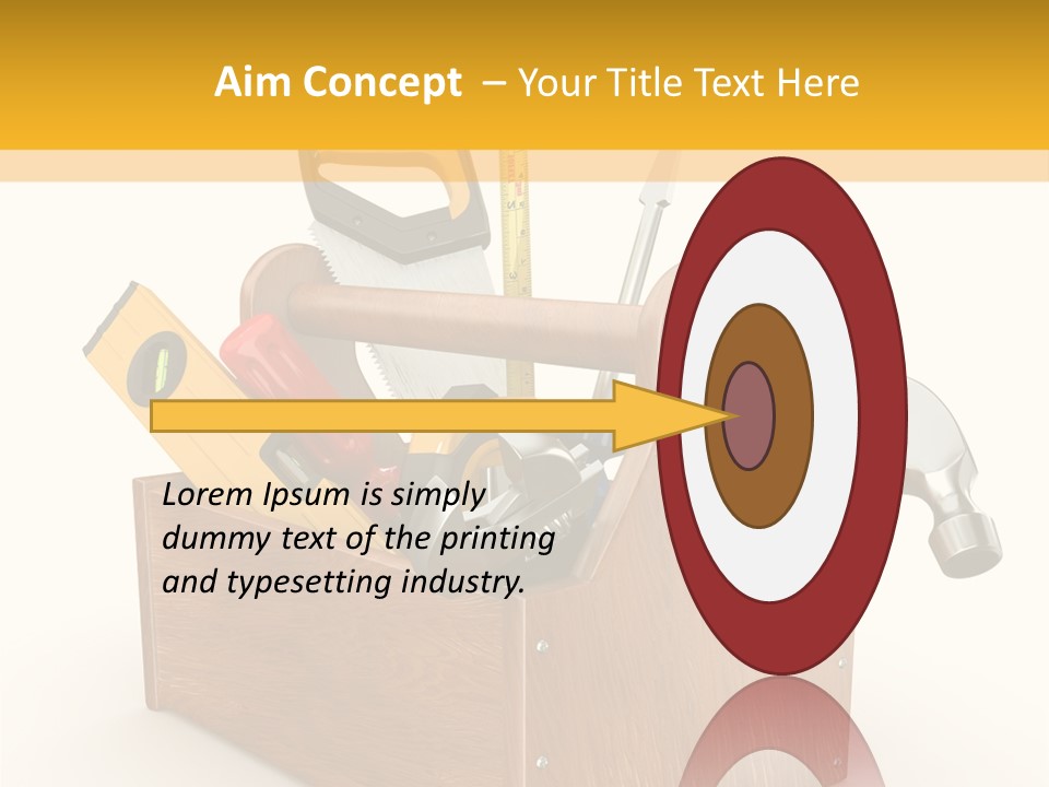 Symbol Improvement Box PowerPoint Template