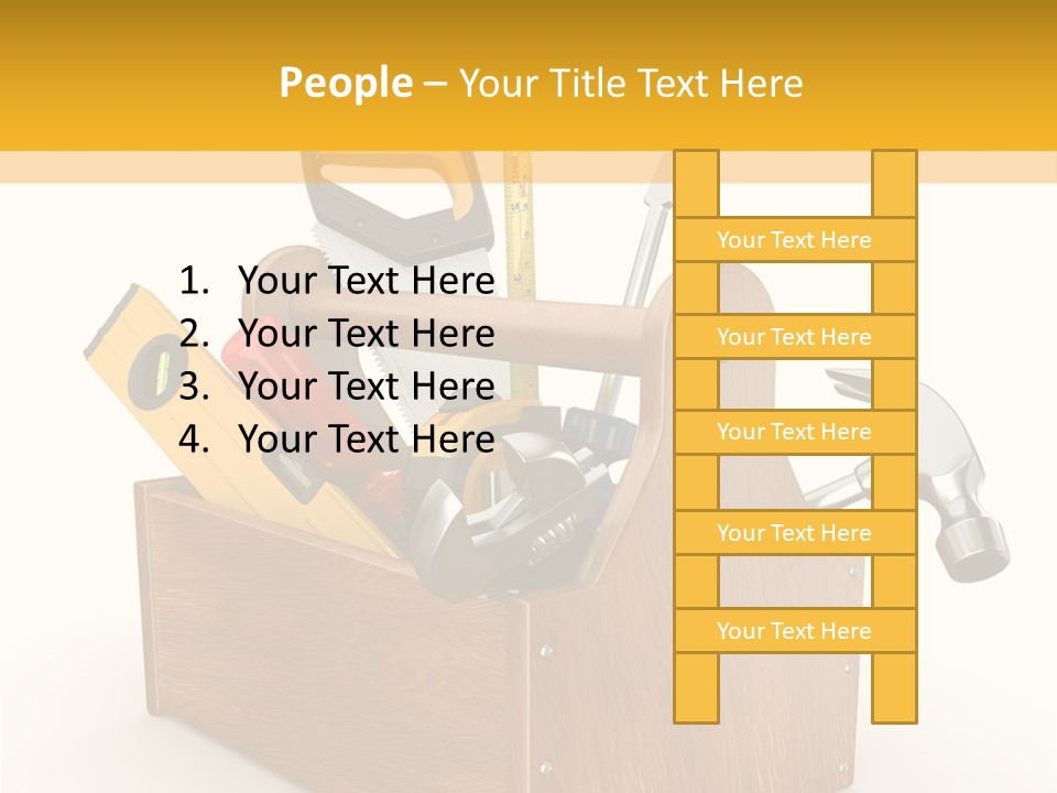 Symbol Improvement Box PowerPoint Template