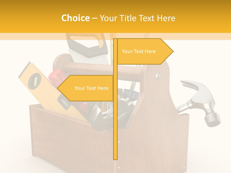 Symbol Improvement Box PowerPoint Template