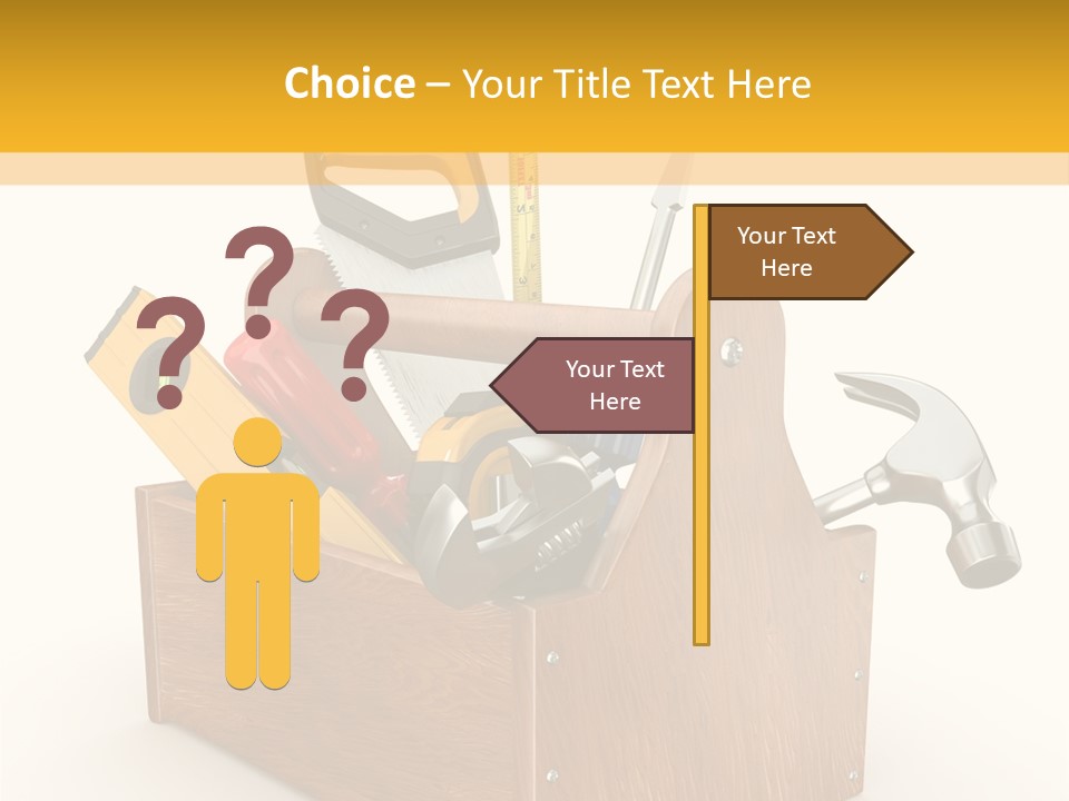 Symbol Improvement Box PowerPoint Template