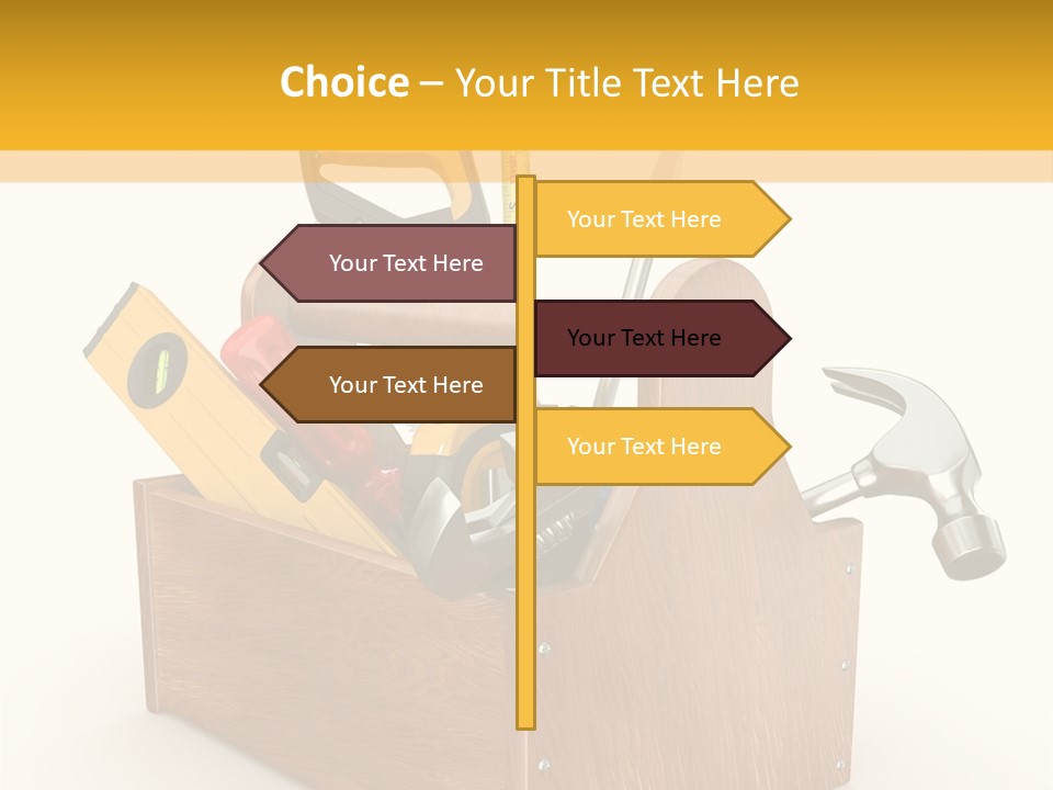 Symbol Improvement Box PowerPoint Template