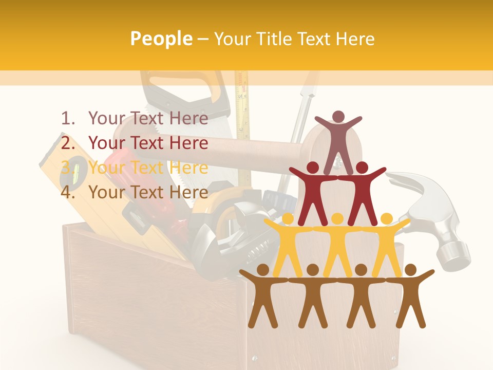 Symbol Improvement Box PowerPoint Template