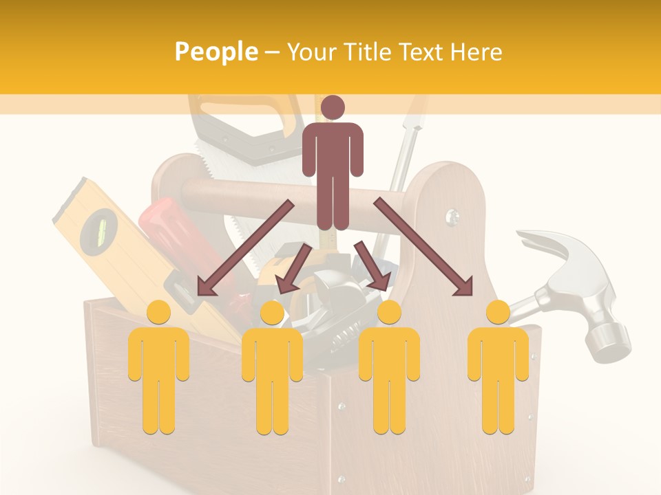 Symbol Improvement Box PowerPoint Template