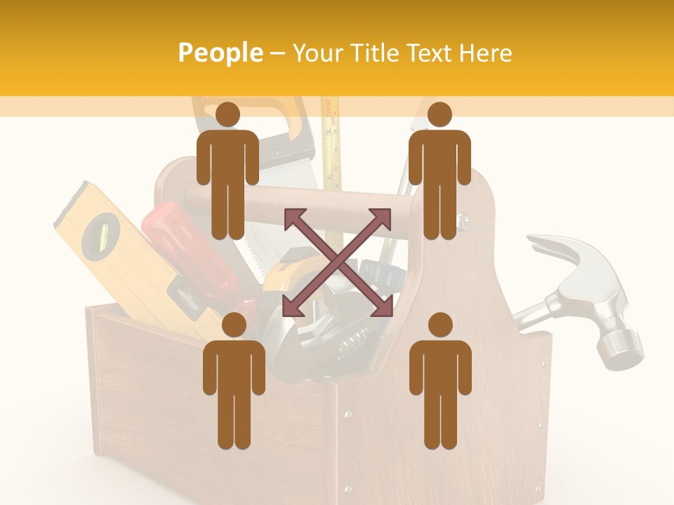 Symbol Improvement Box PowerPoint Template