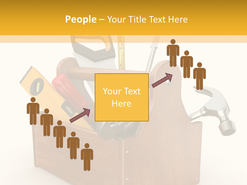 Symbol Improvement Box PowerPoint Template