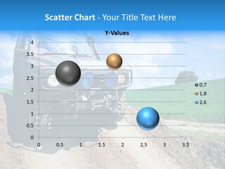 Rally Truck Hill PowerPoint Template