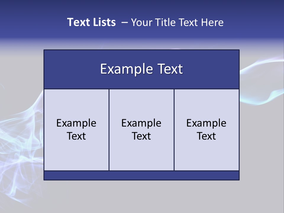 Volute Blue Wallpaper PowerPoint Template