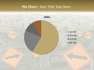 Highway Arrow Choice PowerPoint Template