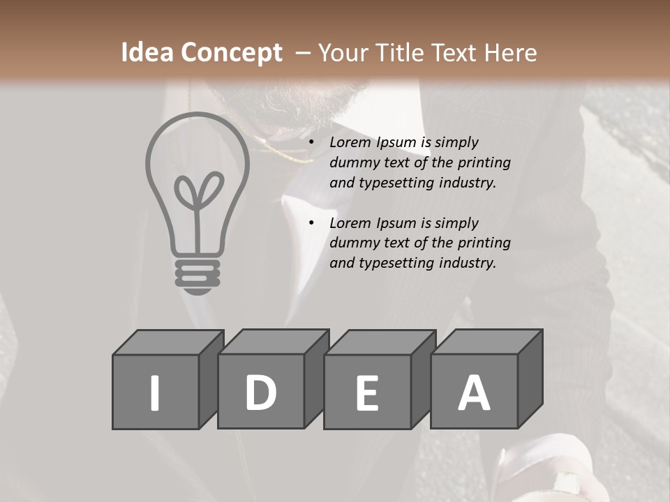 Creature Vertical Bothered PowerPoint Template