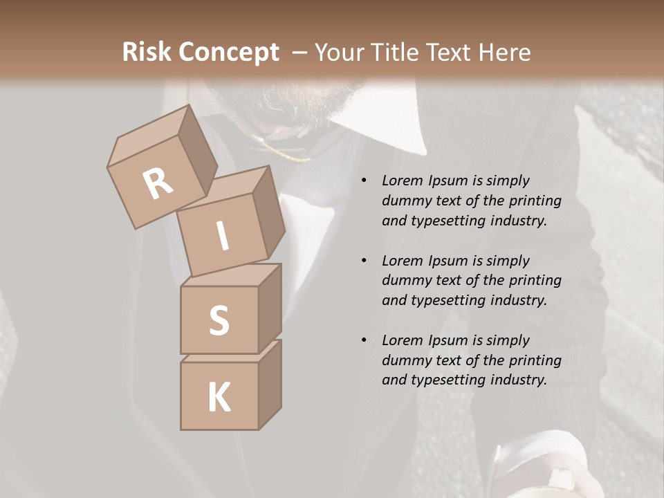 Creature Vertical Bothered PowerPoint Template