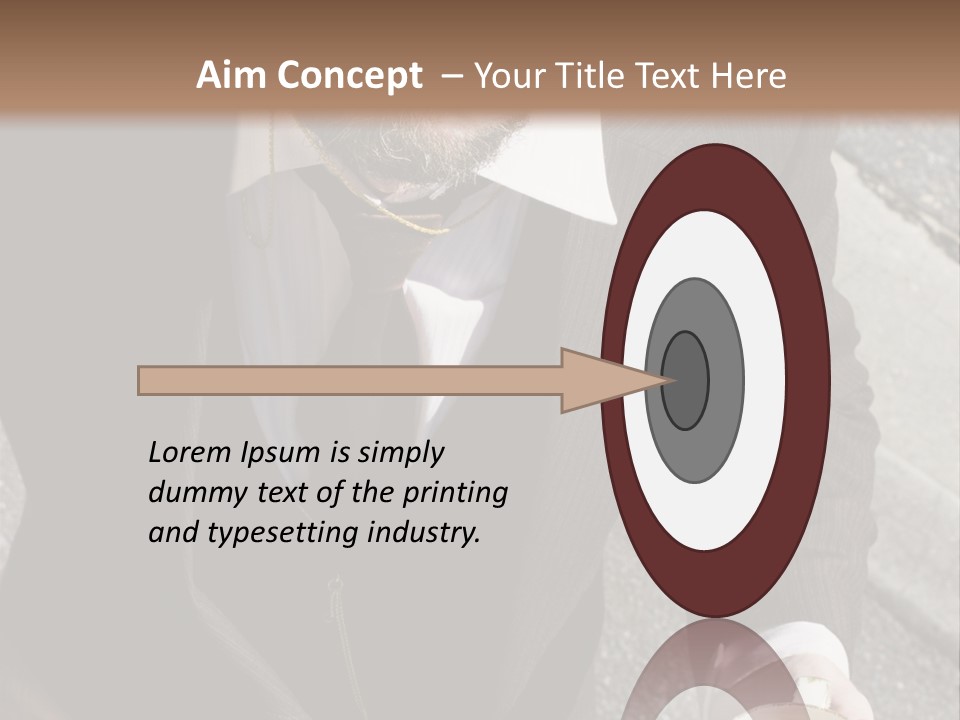 Creature Vertical Bothered PowerPoint Template