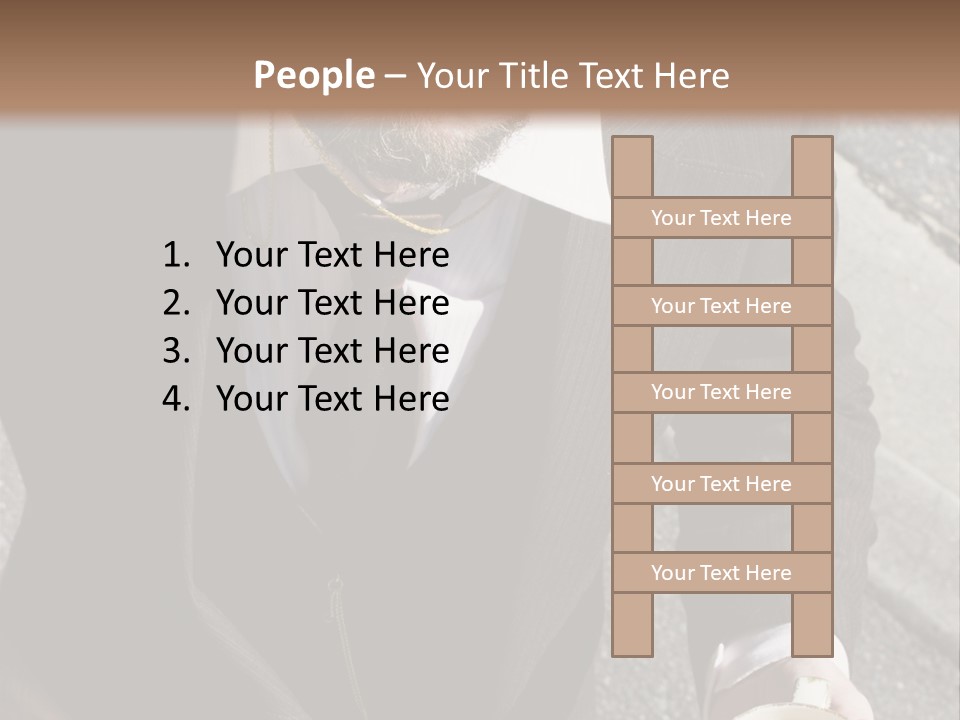 Creature Vertical Bothered PowerPoint Template