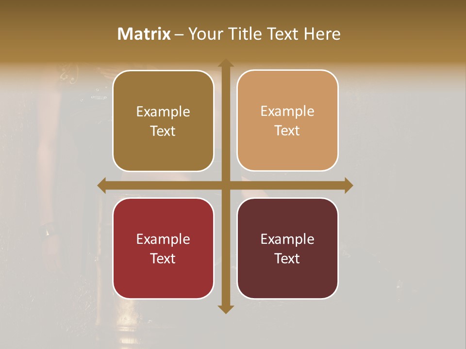 Futuristic Rock Girl PowerPoint Template