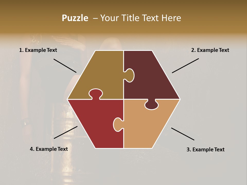 Futuristic Rock Girl PowerPoint Template