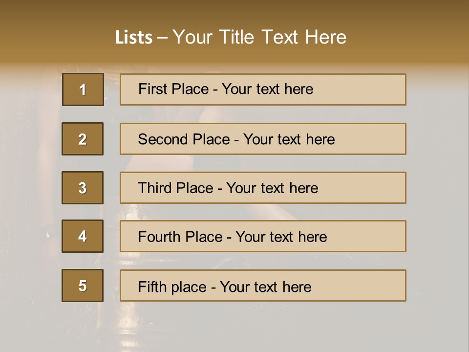 Futuristic Rock Girl PowerPoint Template