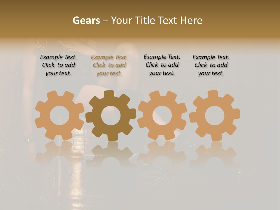 Futuristic Rock Girl PowerPoint Template