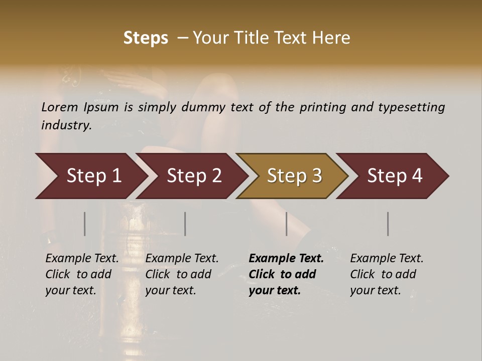 Futuristic Rock Girl PowerPoint Template