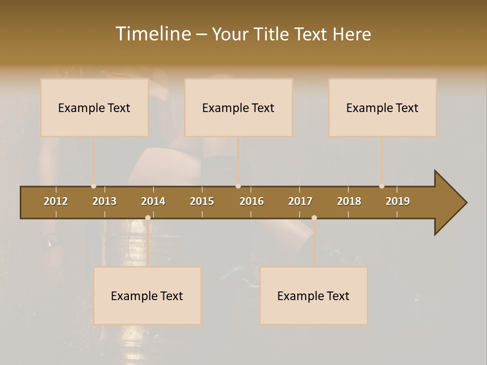 Futuristic Rock Girl PowerPoint Template