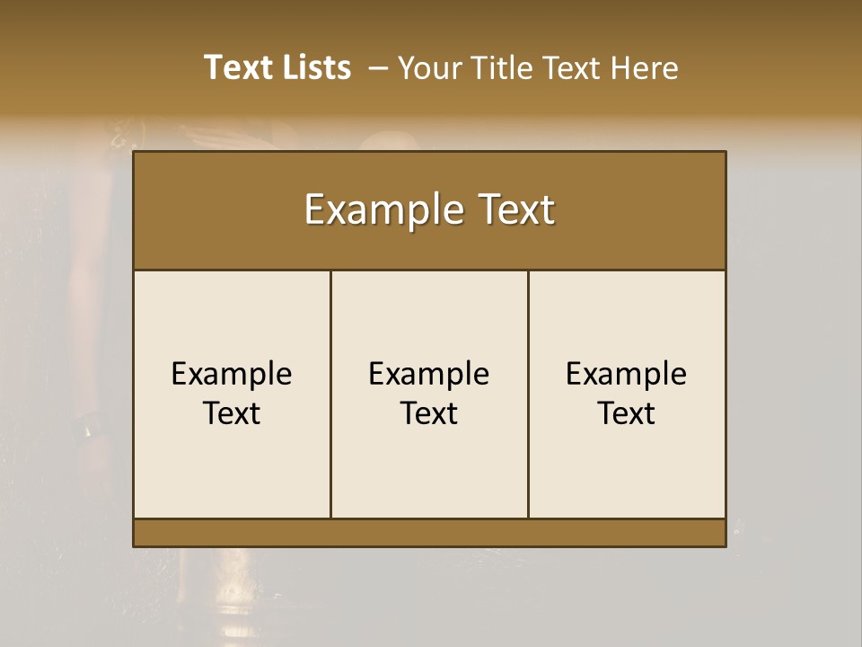 Futuristic Rock Girl PowerPoint Template