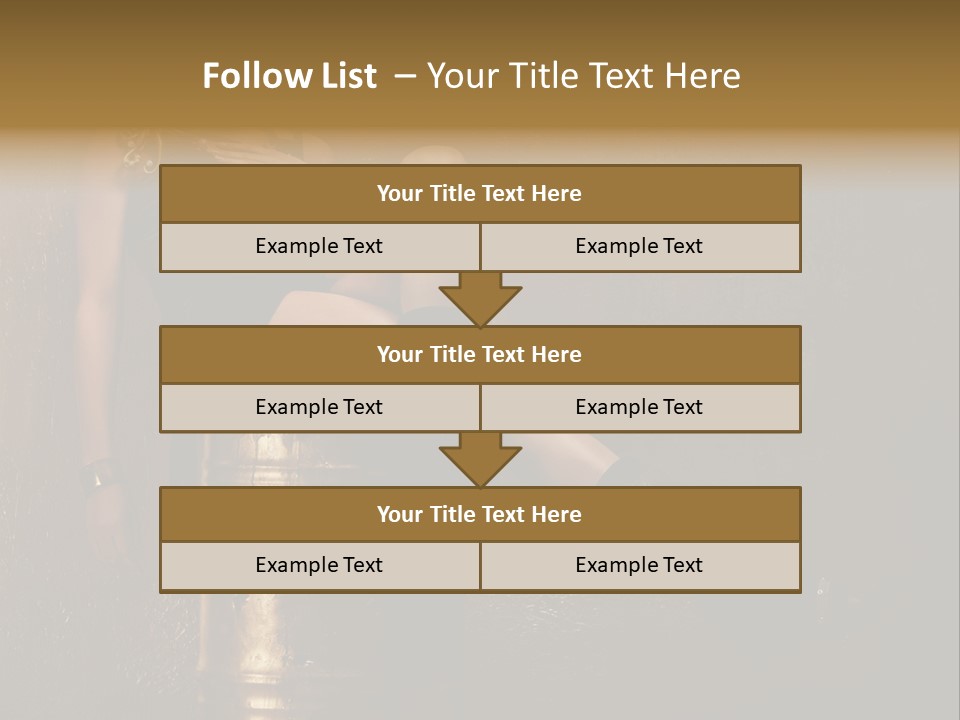 Futuristic Rock Girl PowerPoint Template