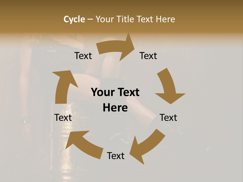 Futuristic Rock Girl PowerPoint Template